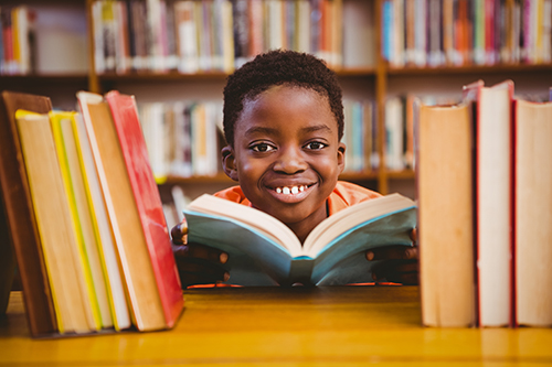 boy. reading book