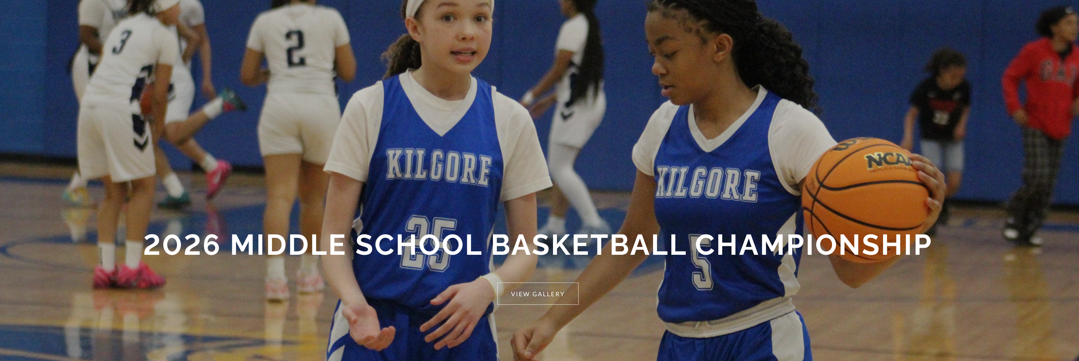 Girls playing basketball